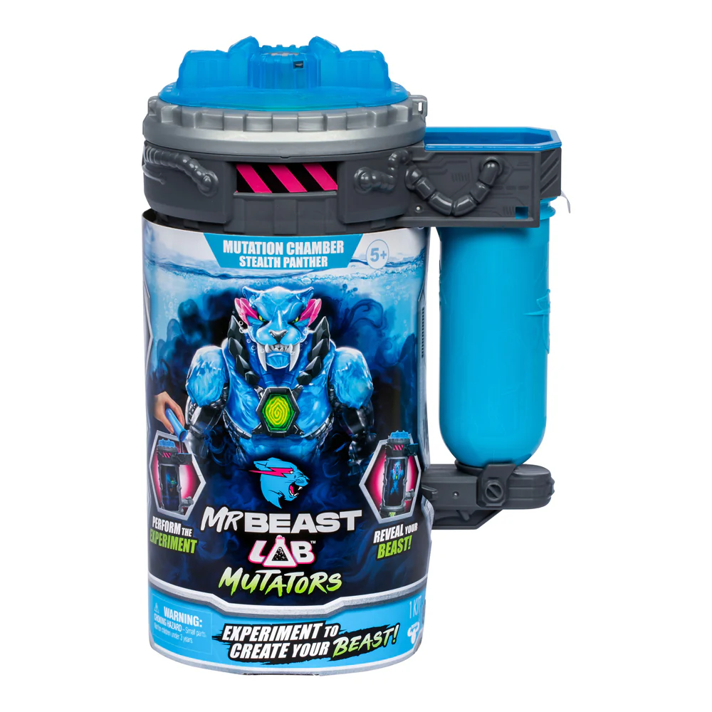 Mr Beast Lab Mutators W1 Mech Mutation Chamber Stealth Panther Figure 1 Mr Beast Lab Mutators W1 Mech Mutation Chamber Stealth Panther Figure