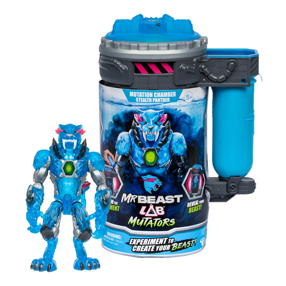 Mr Beast Lab Mutators W1 Mech Mutation Chamber Stealth Panther Figure 10 Mr Beast Lab Mutators W1 Mech Mutation Chamber Stealth Panther Figure