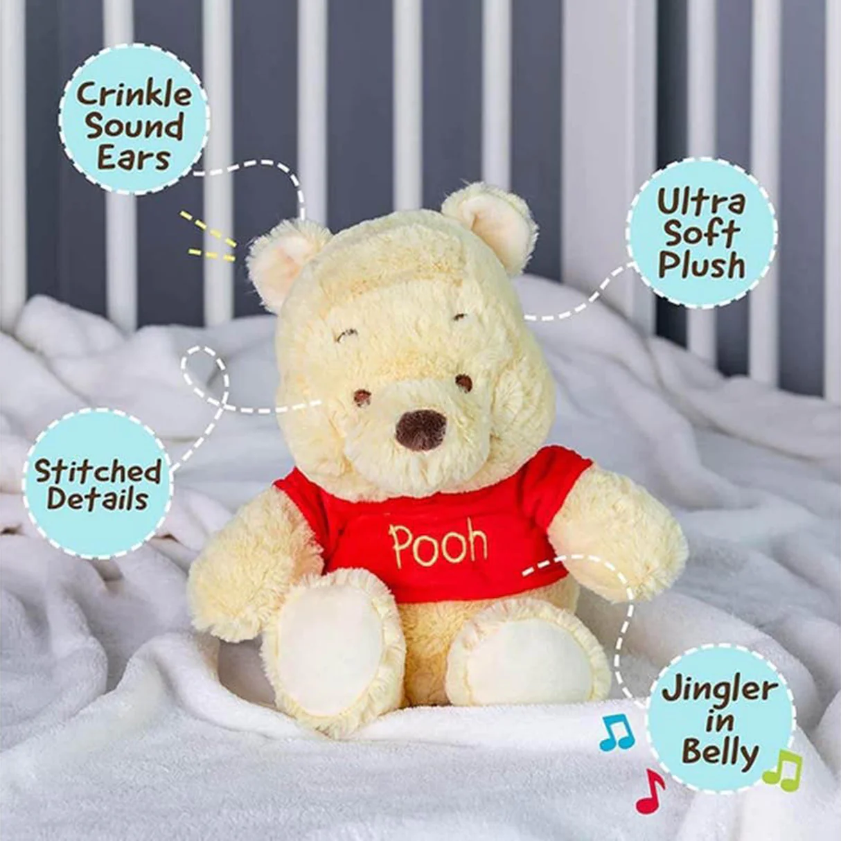Disney Winnie the Pooh Disney Winnie the Pooh Beanie Plush (30 cms) 7 Disney Winnie the Pooh Disney Winnie the Pooh Beanie Plush (30 cms)