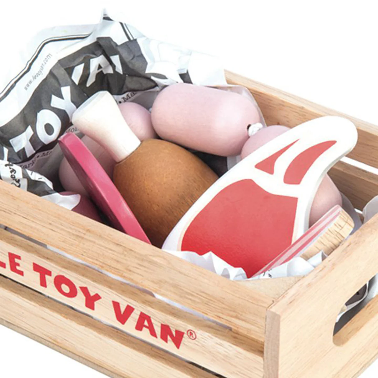 Le Toy Van Honeybake Market Meat in Crate 6 Le Toy Van Honeybake Market Meat in Crate