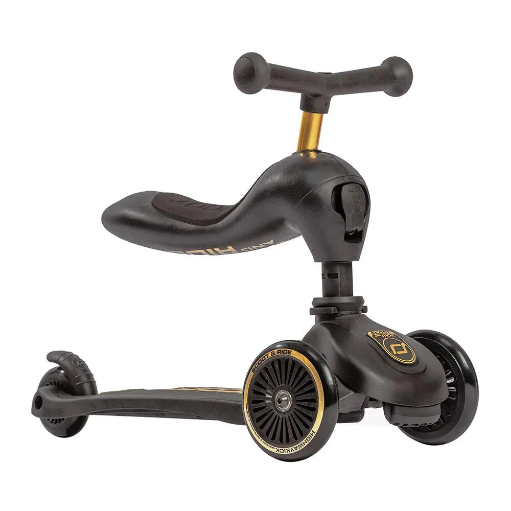 Scoot & Ride Highwaykick 1 Gold Black 6 Scoot & Ride Highwaykick 1 Gold Black