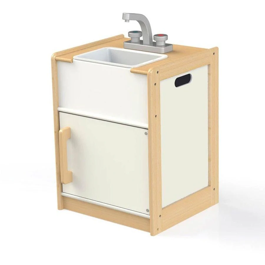 Tidlo Education 54cm Wooden Toy Sink 1 Tidlo Education 54cm Wooden Toy Sink