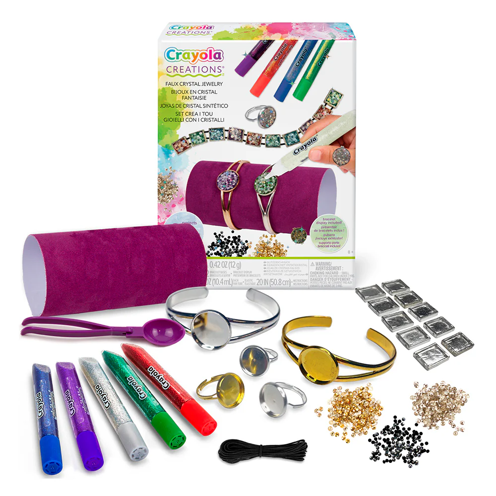 Crayola Creations Faux Crystal Jewelry Kit 5 Crayola Creations Faux Crystal Jewelry Kit