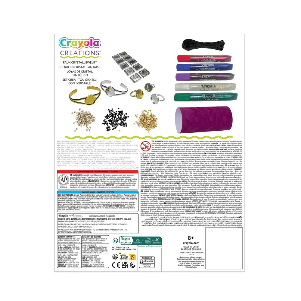 Crayola Creations Faux Crystal Jewelry Kit 6 Crayola Creations Faux Crystal Jewelry Kit