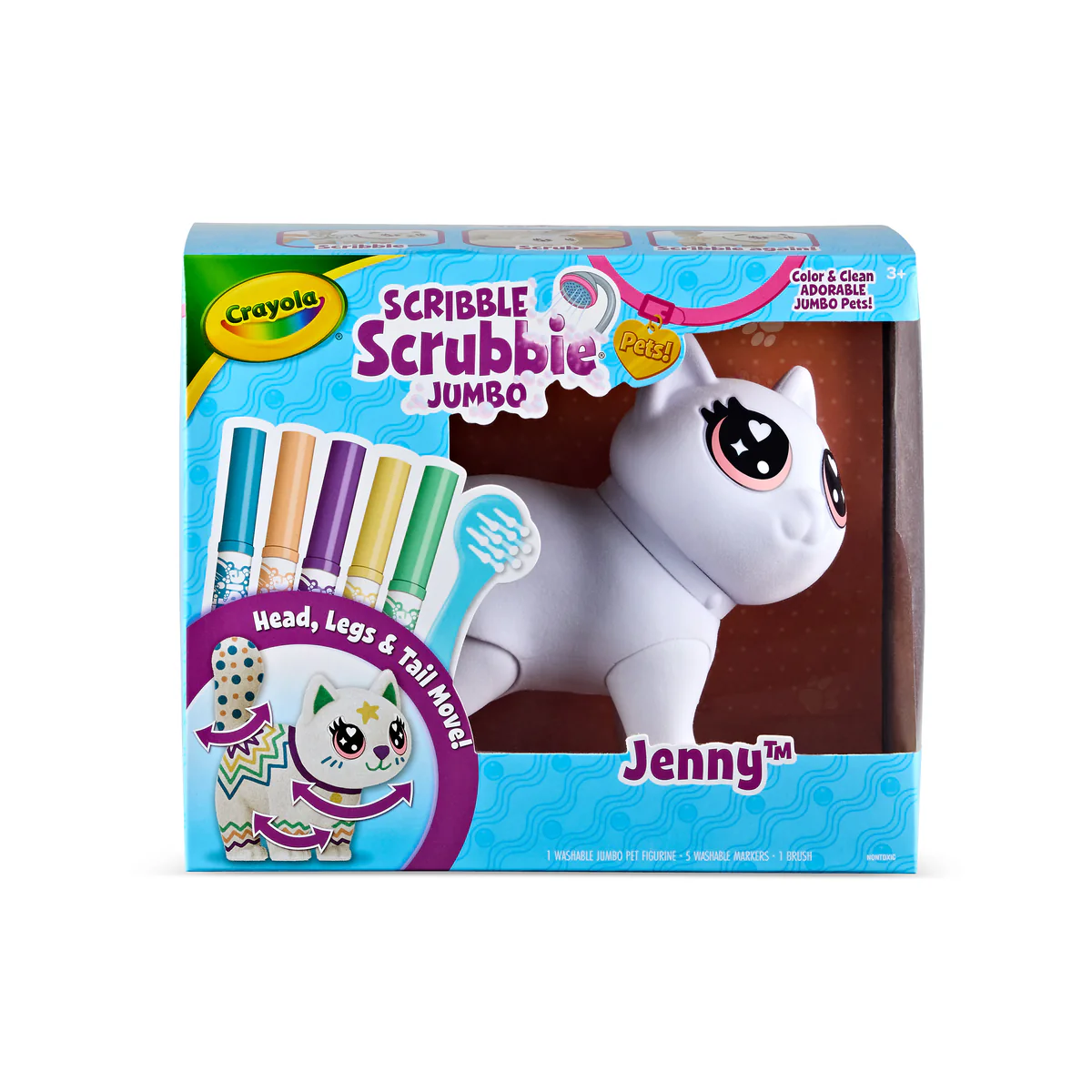 Crayola Scribble Scrubbie Jumbo Pet - Jenny 1 Crayola Scribble Scrubbie Jumbo Pet - Jenny