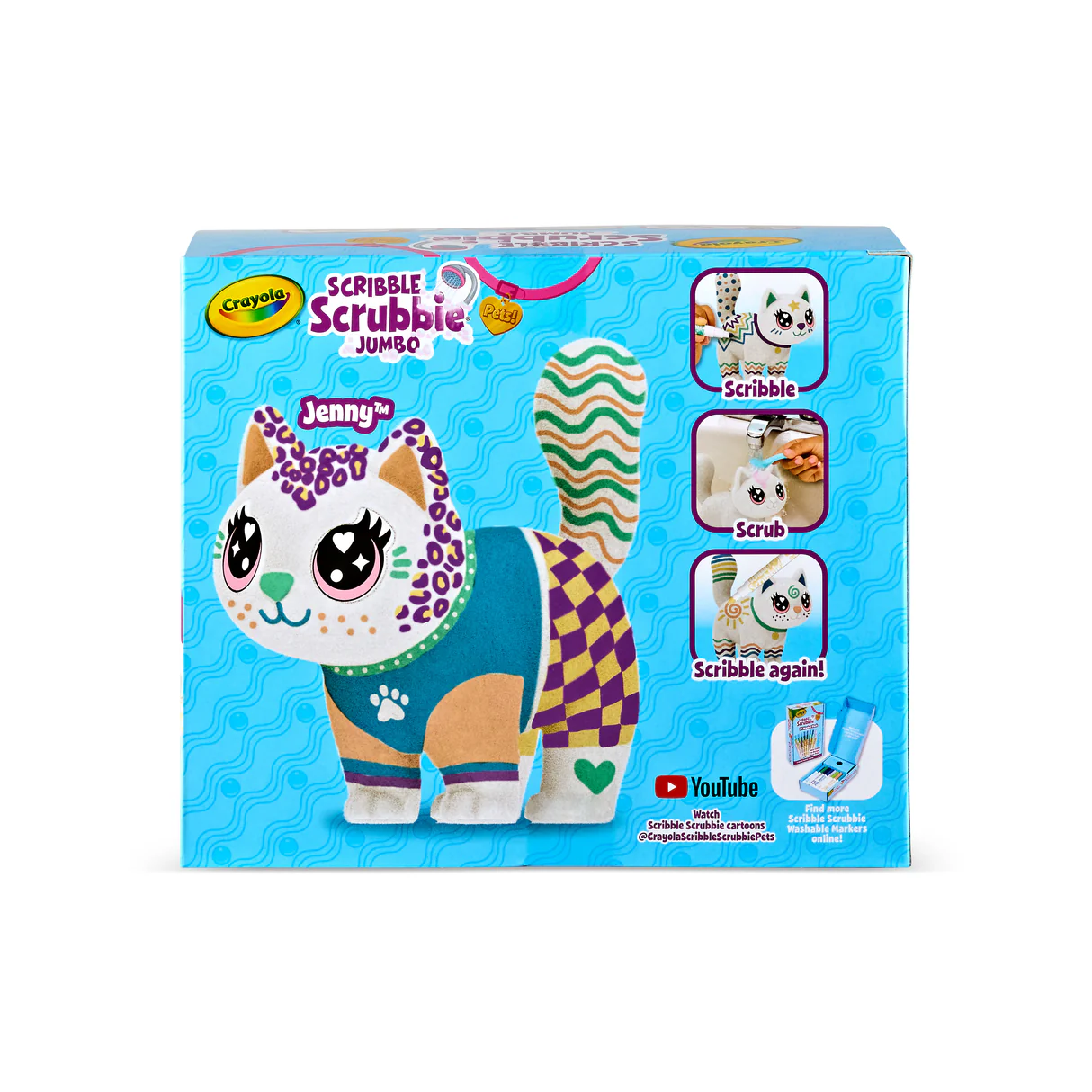 Crayola Scribble Scrubbie Jumbo Pet - Jenny 9 Crayola Scribble Scrubbie Jumbo Pet - Jenny