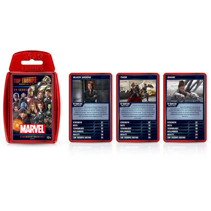 Top Trumps Marvel Cinematic Universe Vol. 1 Card Game 7 Top Trumps Marvel Cinematic Universe Vol. 1 Card Game