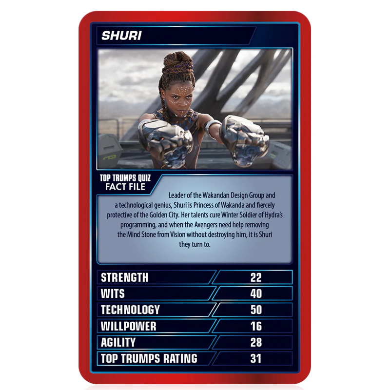 Top Trumps Marvel Cinematic Universe Vol. 1 Card Game 10 Top Trumps Marvel Cinematic Universe Vol. 1 Card Game