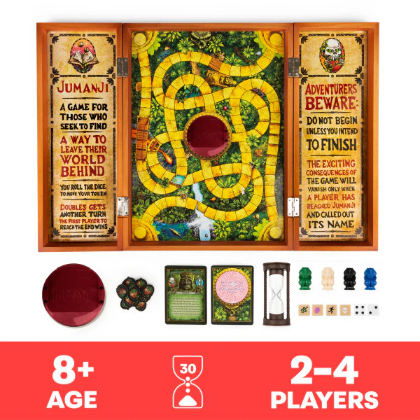 Jumanji Wooden Case Game 10 Jumanji Wooden Case Game