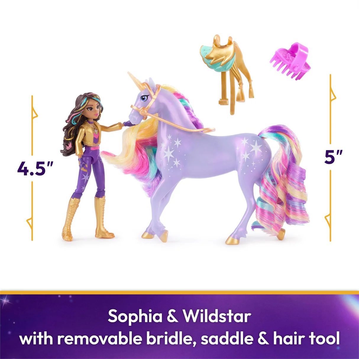 Unicorn Academy Small Doll Sophia & Wildstar 9 Unicorn Academy Small Doll Sophia & Wildstar
