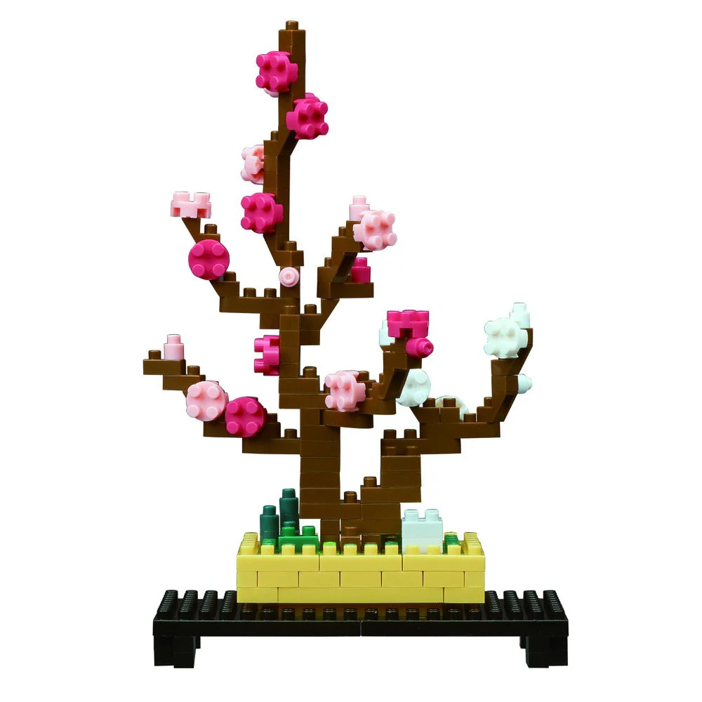 Nanoblock Plum Bonsai Building Set 5 Nanoblock Plum Bonsai Building Set