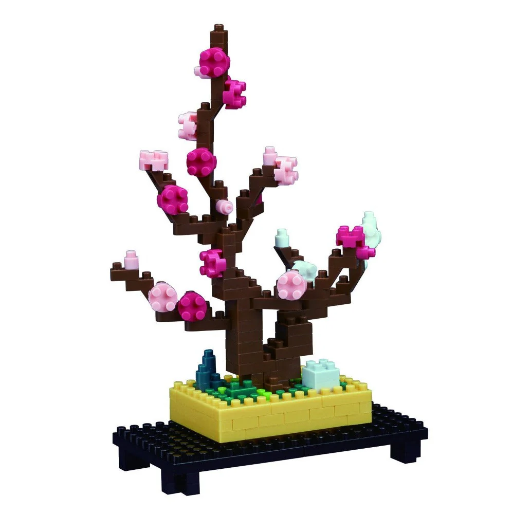 Nanoblock Plum Bonsai Building Set 6 Nanoblock Plum Bonsai Building Set
