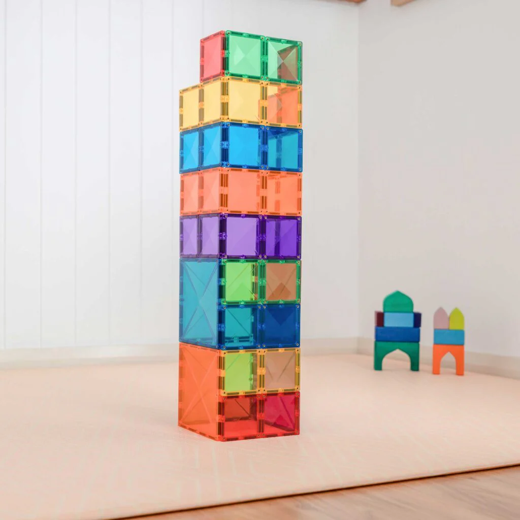 Connetix Rainbow Square Pack 42 pc 12 Connetix Rainbow Square Pack 42 pc