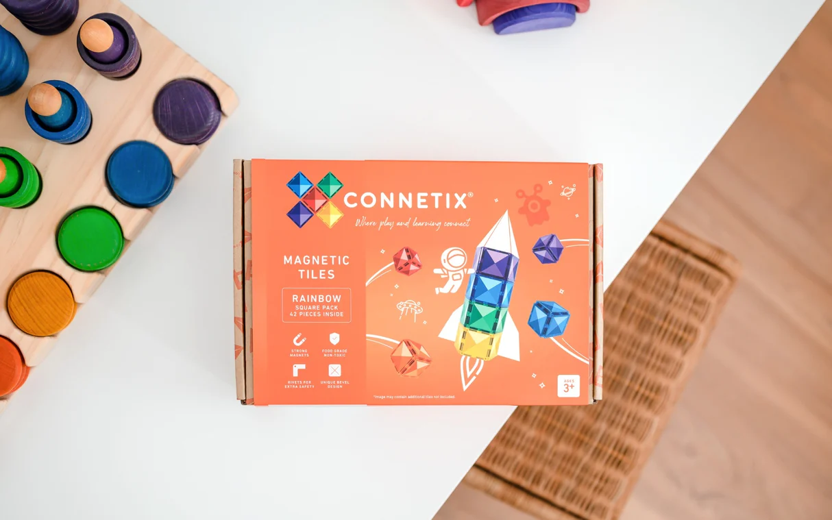 Connetix Rainbow Square Pack 42 pc 14 Connetix Rainbow Square Pack 42 pc