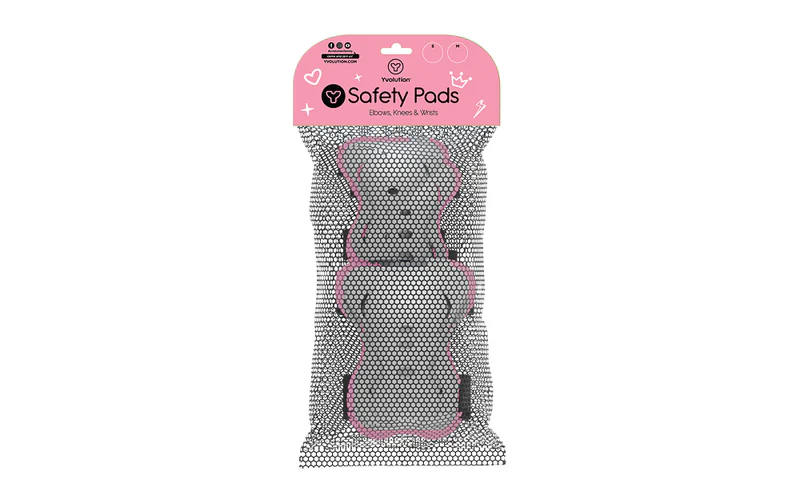 Yvolution Safety Pad Set Small Pink 4 Yvolution Safety Pad Set Small Pink
