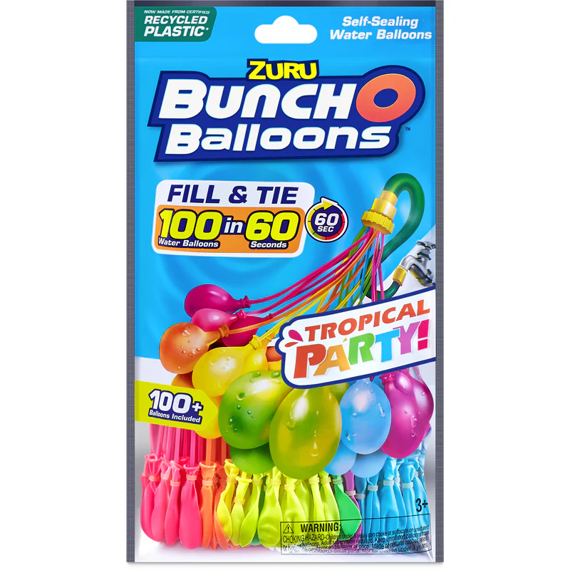 Zuru Bunch O Balloons Tropical Party 100 Balloons