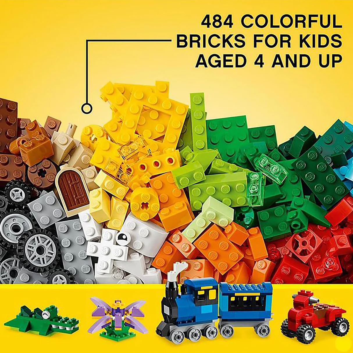 LEGO Classic Medium Creative Brick Box 10696 (484 pieces) 14 LEGO Classic Medium Creative Brick Box 10696 (484 pieces)
