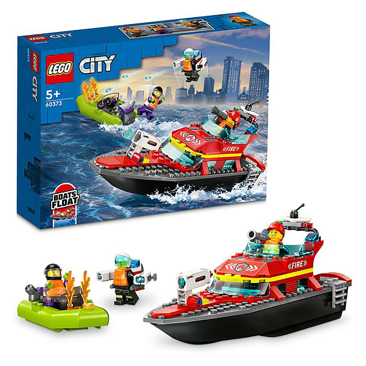 LEGO City Fire Rescue Boat 60373 (144 pieces) 1 LEGO City Fire Rescue Boat 60373 (144 pieces)