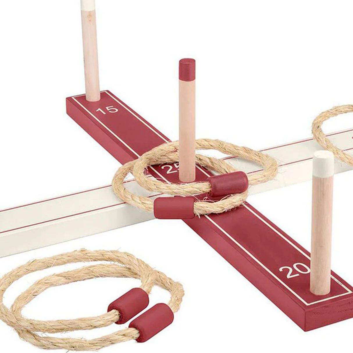 Garden Games Wooden Ring Toss Set 6 Garden Games Wooden Ring Toss Set