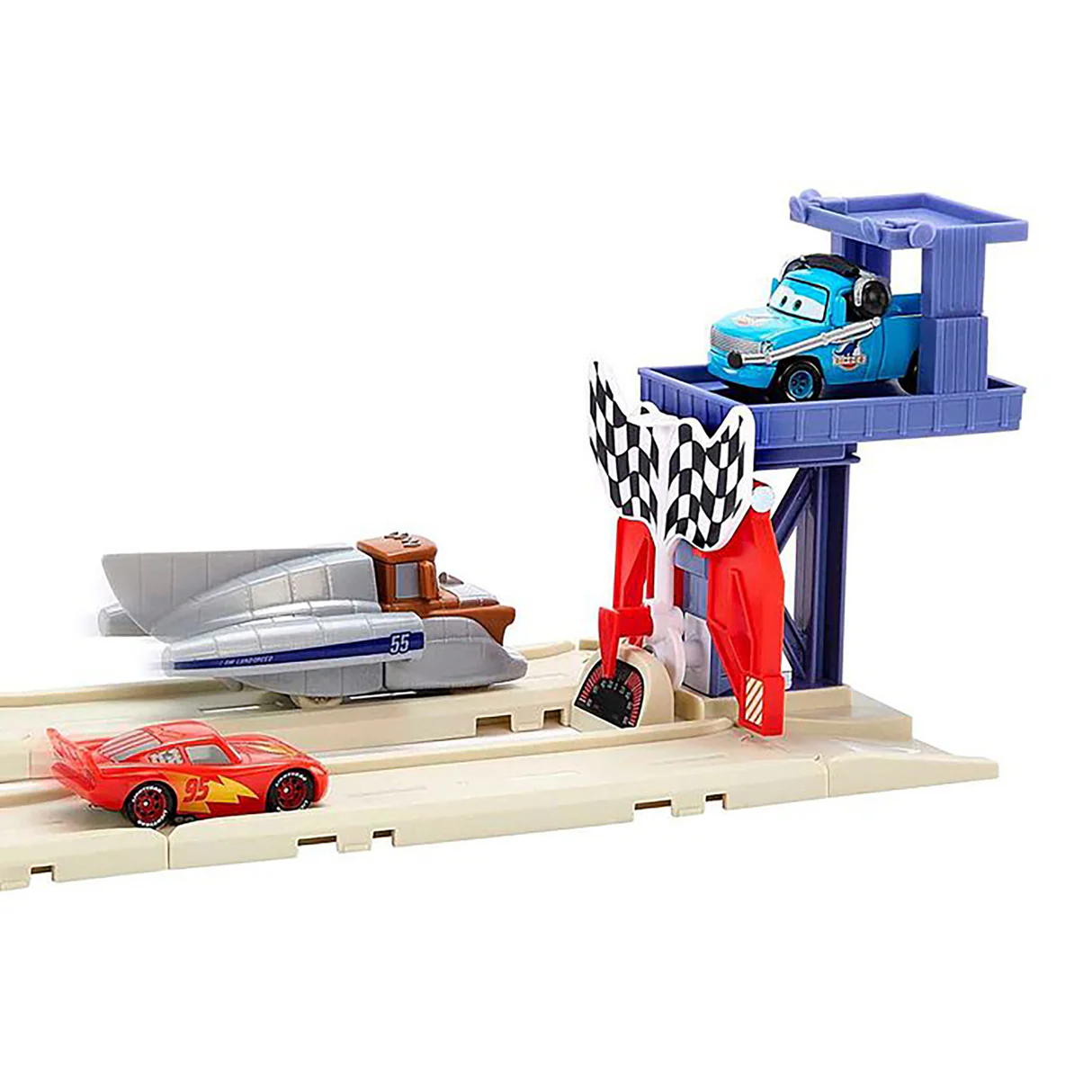 Mattel Cars On The Road Salt Flats Super Speed Playset 10 Mattel Cars On The Road Salt Flats Super Speed Playset