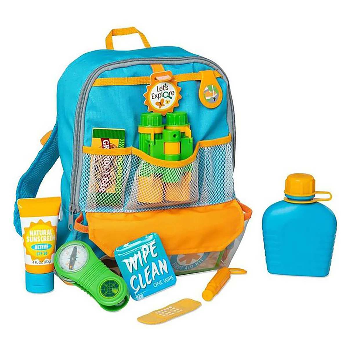 Melissa & Doug Let's Explore - Hiking Play Set Backpack 1 Melissa & Doug Let's Explore - Hiking Play Set Backpack