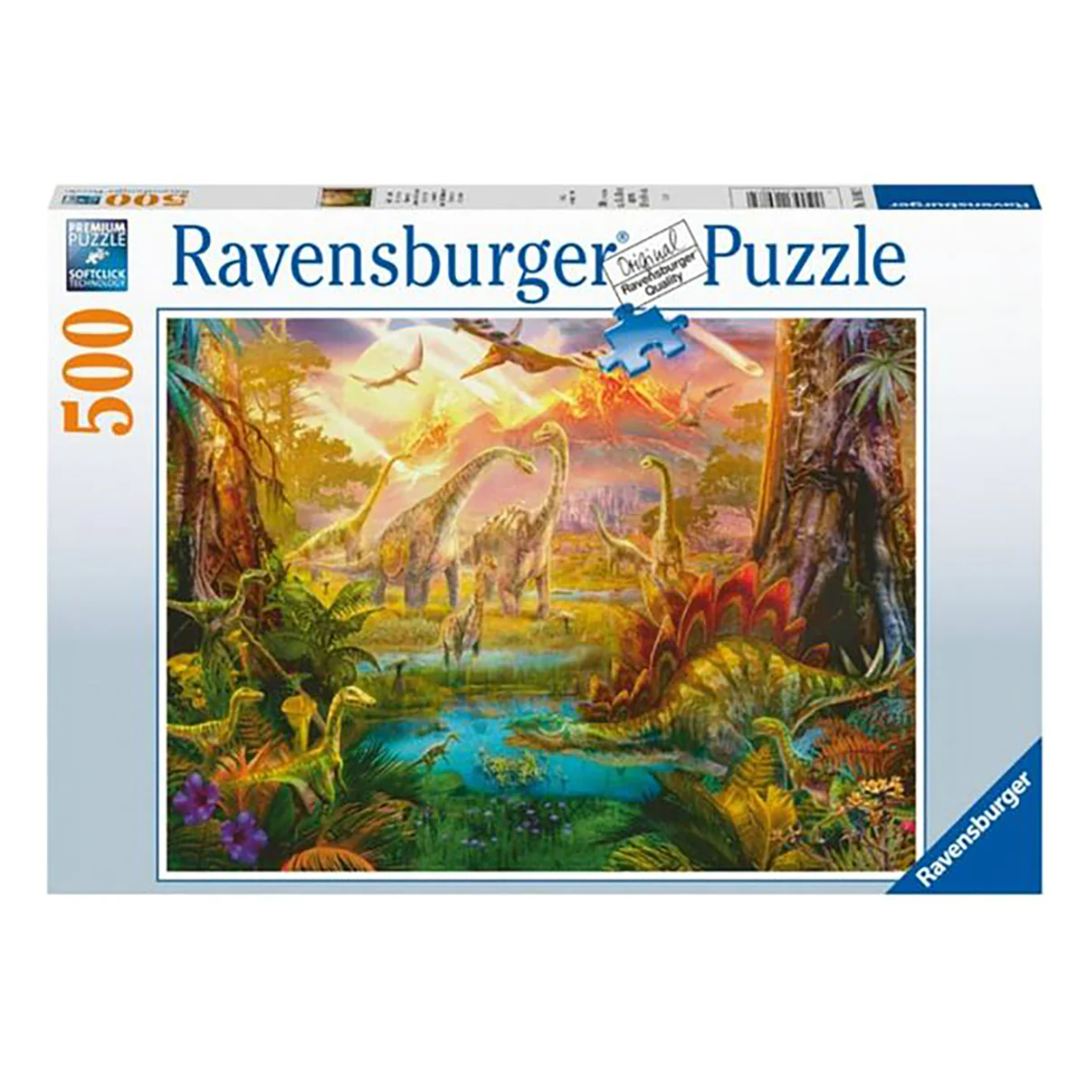 Ravensburger Land of The Dinosaurs Puzzle (500 pieces) 1 Ravensburger Land of The Dinosaurs Puzzle (500 pieces)