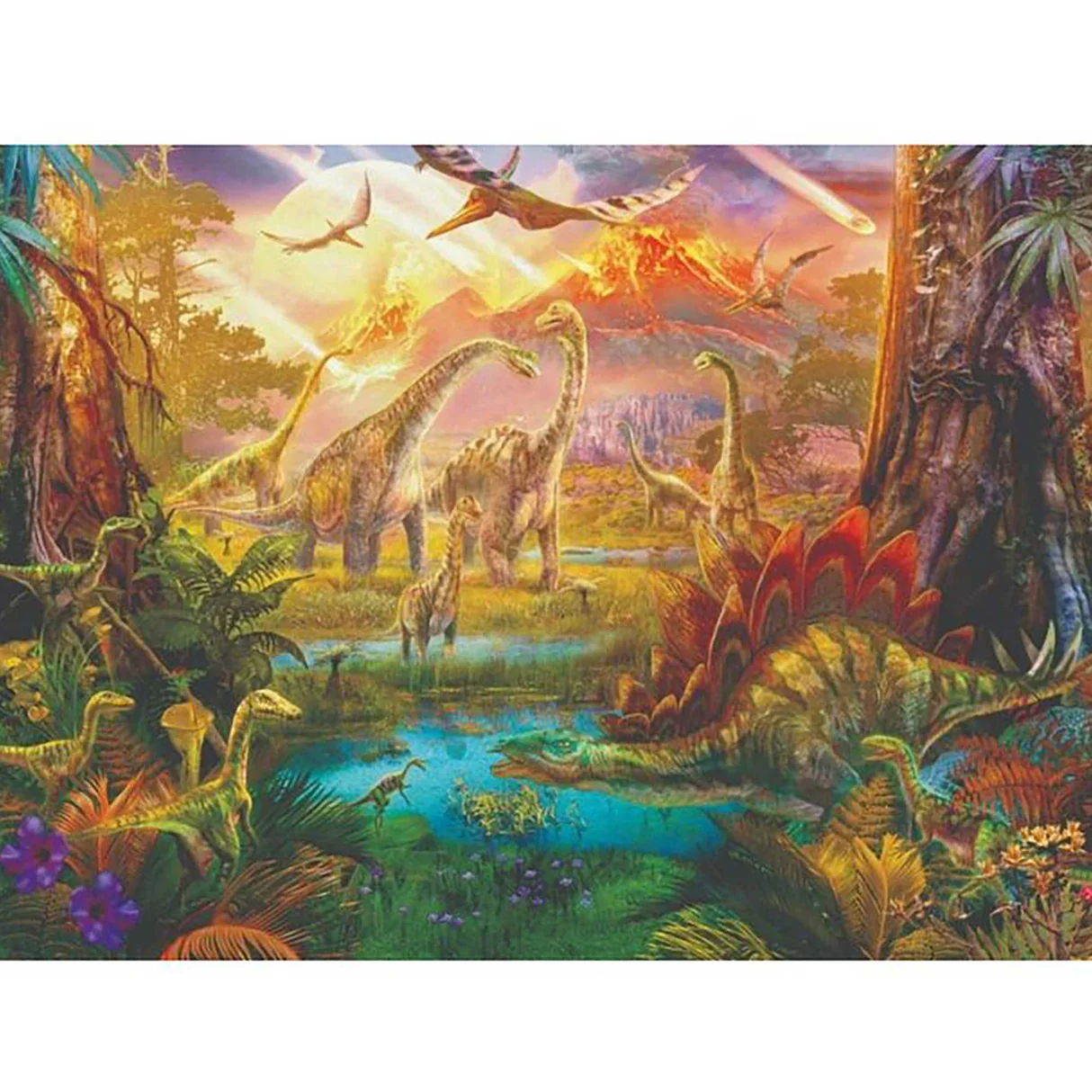 Ravensburger Land of The Dinosaurs Puzzle (500 pieces) 5 Ravensburger Land of The Dinosaurs Puzzle (500 pieces)