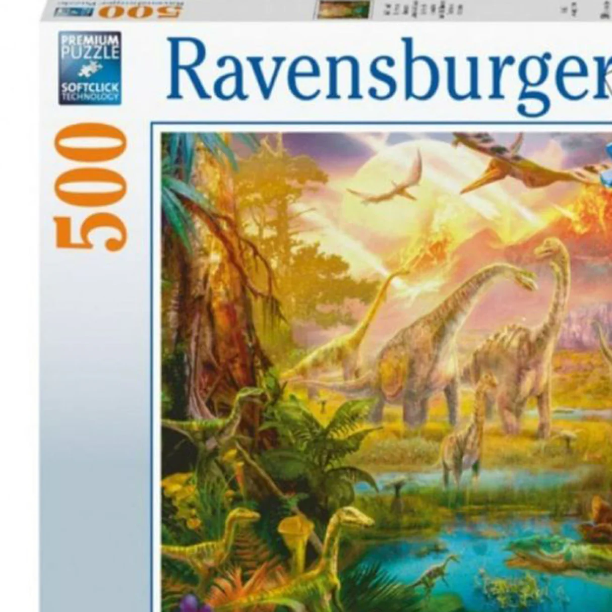 Ravensburger Land of The Dinosaurs Puzzle (500 pieces) 6 Ravensburger Land of The Dinosaurs Puzzle (500 pieces)