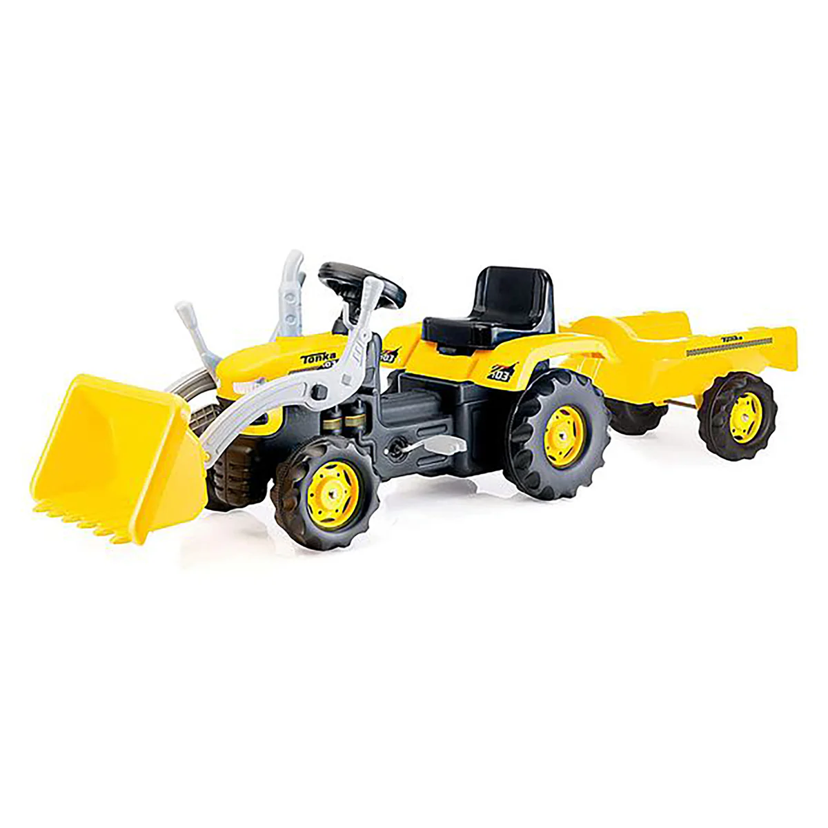 Tonka Kids Ride On Pedal Digger Excavator with Trailer 1 Tonka Kids Ride On Pedal Digger Excavator with Trailer