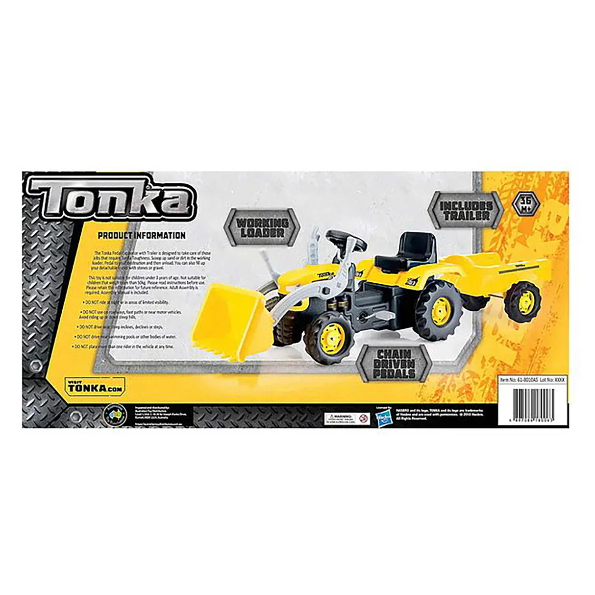 Tonka Kids Ride On Pedal Digger Excavator with Trailer 9 Tonka Kids Ride On Pedal Digger Excavator with Trailer
