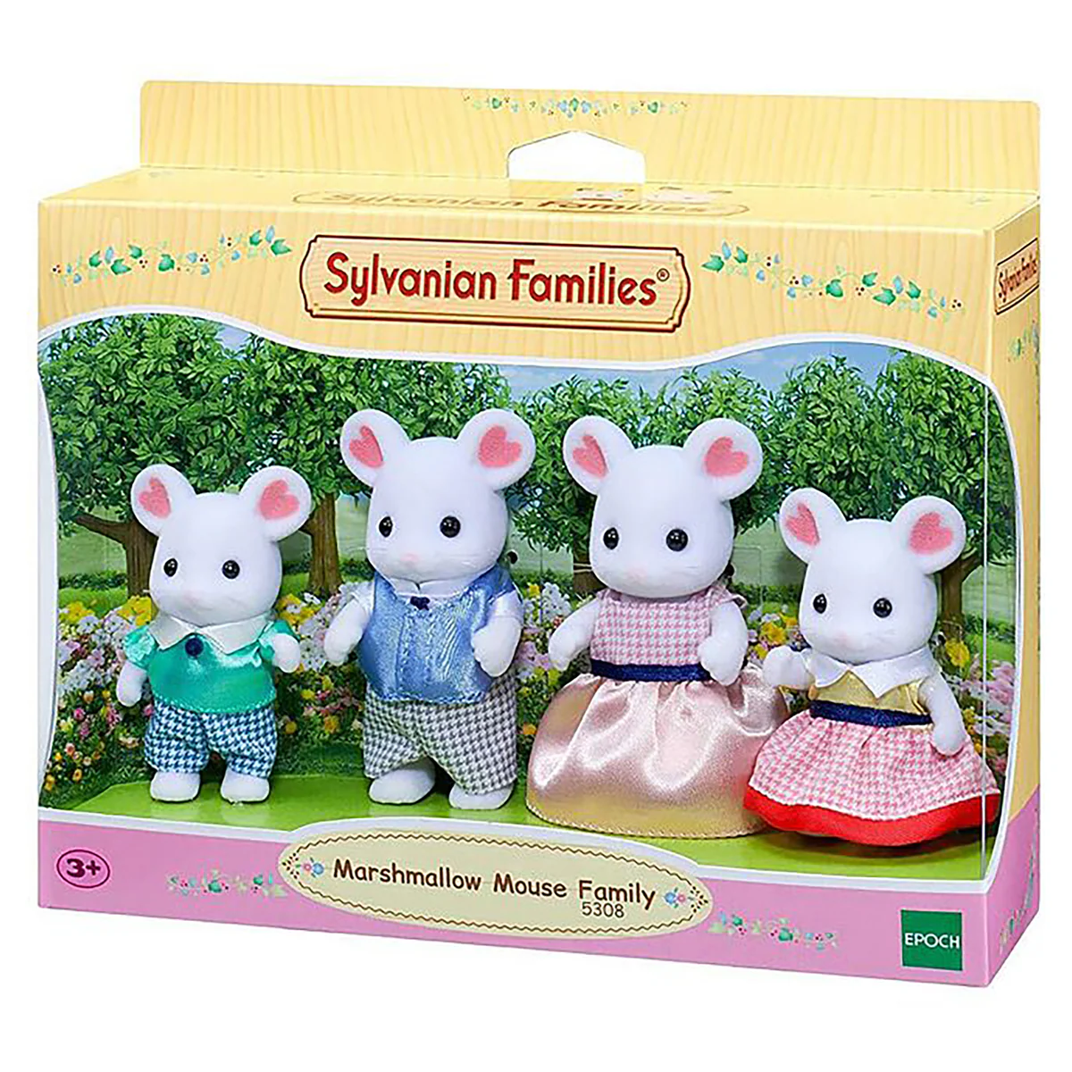 Sylvanian Families Marshmallow Mouse Family 1 Sylvanian Families Marshmallow Mouse Family
