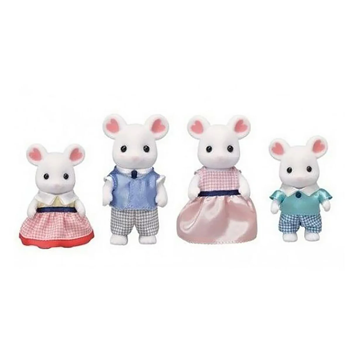 Sylvanian Families Marshmallow Mouse Family 5 Sylvanian Families Marshmallow Mouse Family
