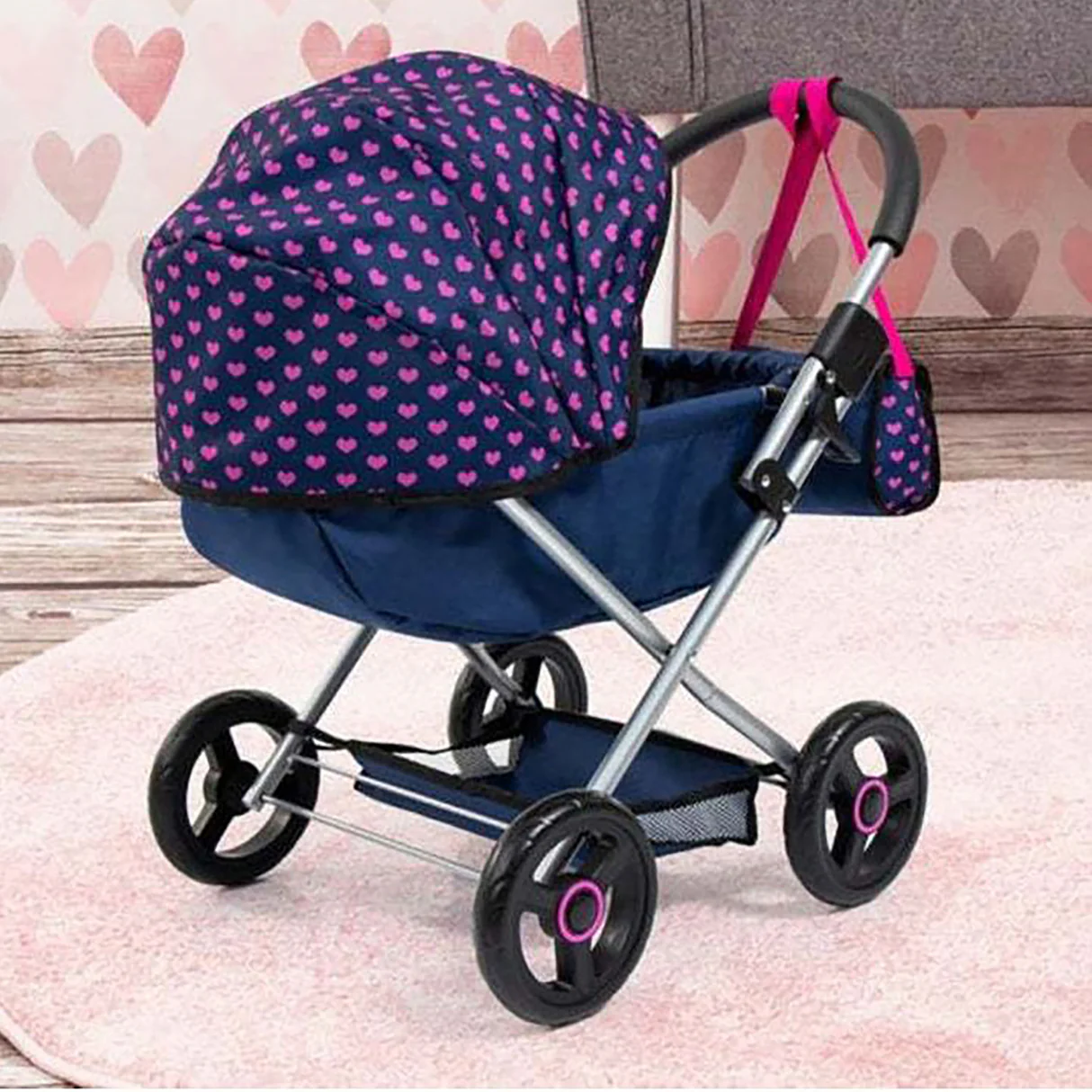 Bayer Cosy Doll Pram - Confetti 10 Bayer Cosy Doll Pram - Confetti