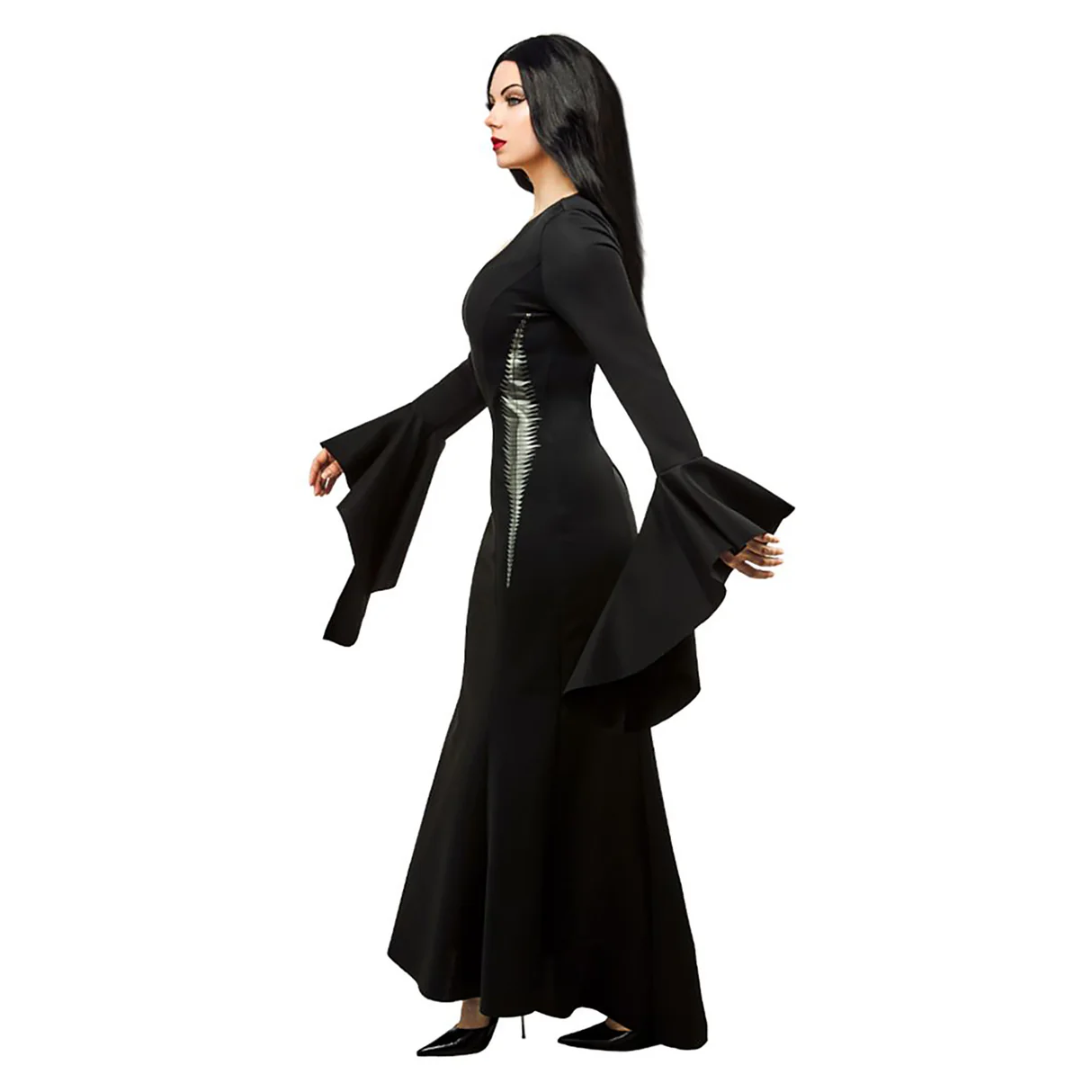 Rubies Morticia Deluxe Adult Costume (Wednesday), Black (Medium) 6 Rubies Morticia Deluxe Adult Costume (Wednesday), Black (Medium)