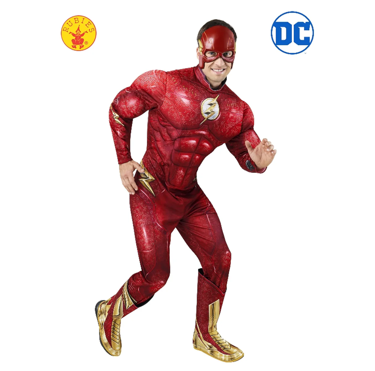 Rubies The Flash Deluxe Costume (X-Large) 1 Rubies The Flash Deluxe Costume (X-Large)