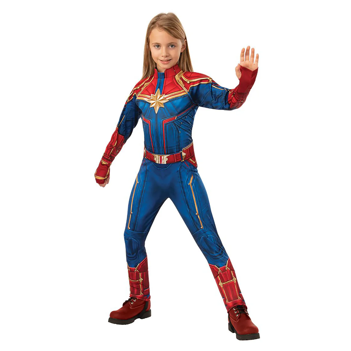 Rubies Captain Marvel Deluxe Hero Suit (6-8 Years) 7 Rubies Captain Marvel Deluxe Hero Suit (6-8 Years)