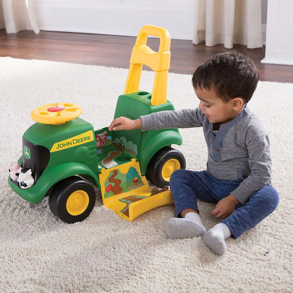 John Deere Sit & Scoot Activity Tractor 5 John Deere Sit & Scoot Activity Tractor