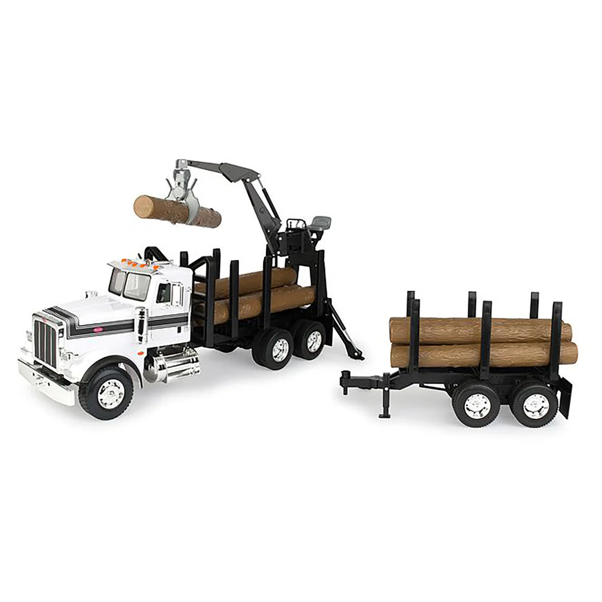 ERTL 1/16 Big Farm Peterbilt Model 367 Logging Truck with Pup Trailer 1 ERTL 1/16 Big Farm Peterbilt Model 367 Logging Truck with Pup Trailer