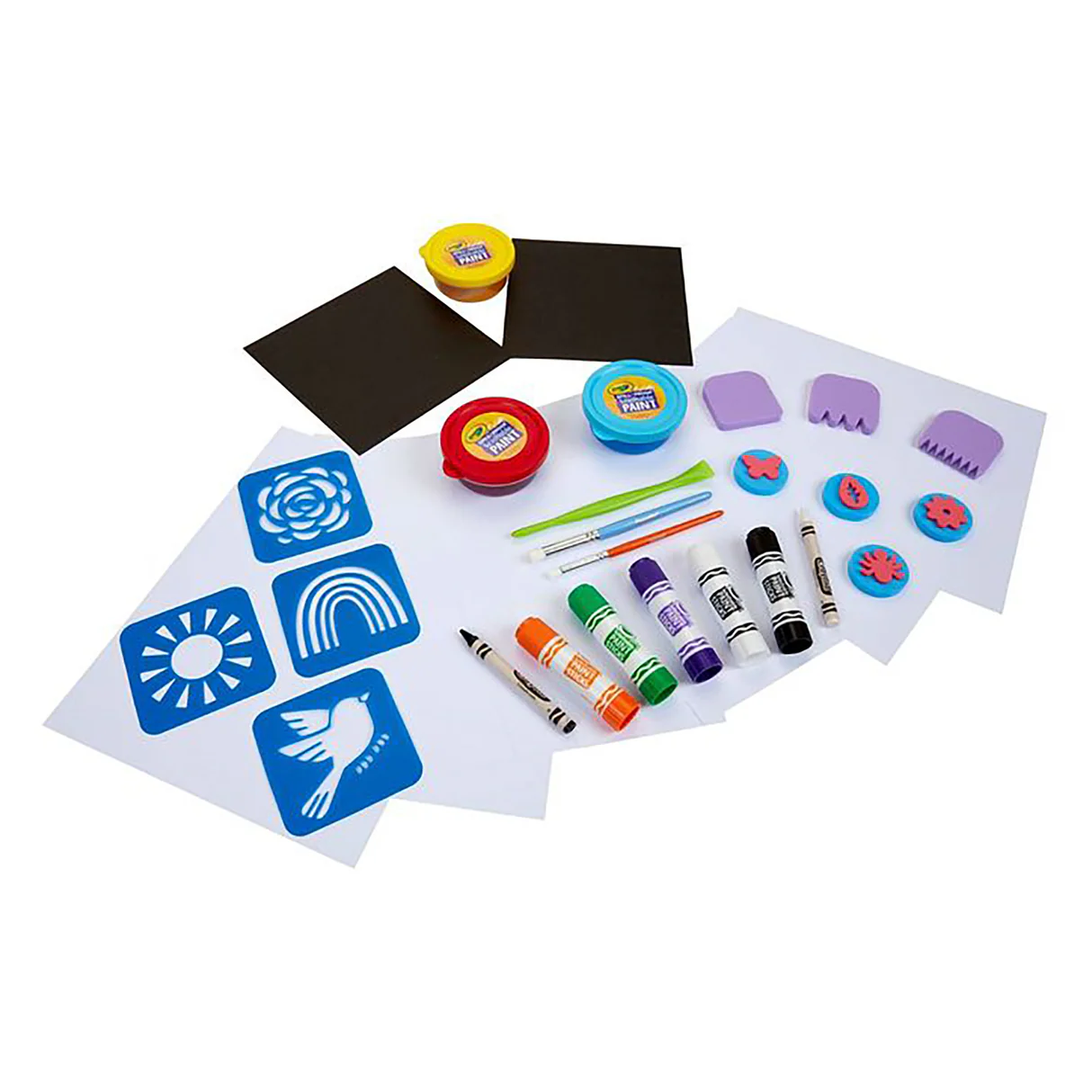 Crayola Less Mess Painting Activity Kit 6 Crayola Less Mess Painting Activity Kit