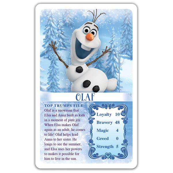 Top Trumps Frozen Card Game 8 Top Trumps Frozen Card Game