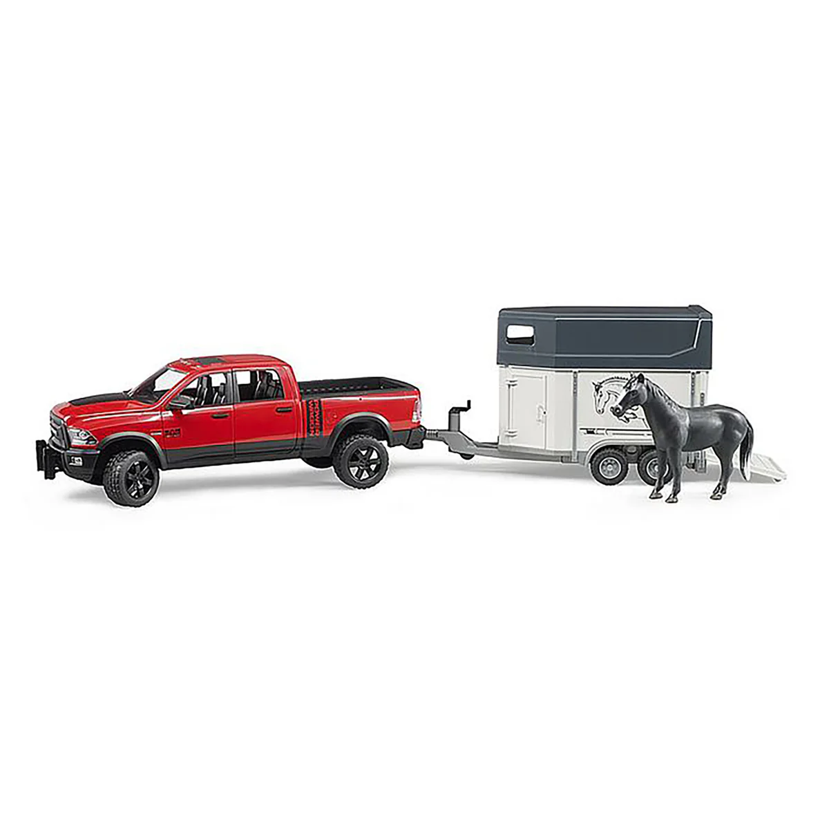 Bruder 1/16 RAM 2500 Power Wagon with Horse Trailer and Horse 1 Bruder 1/16 RAM 2500 Power Wagon with Horse Trailer and Horse