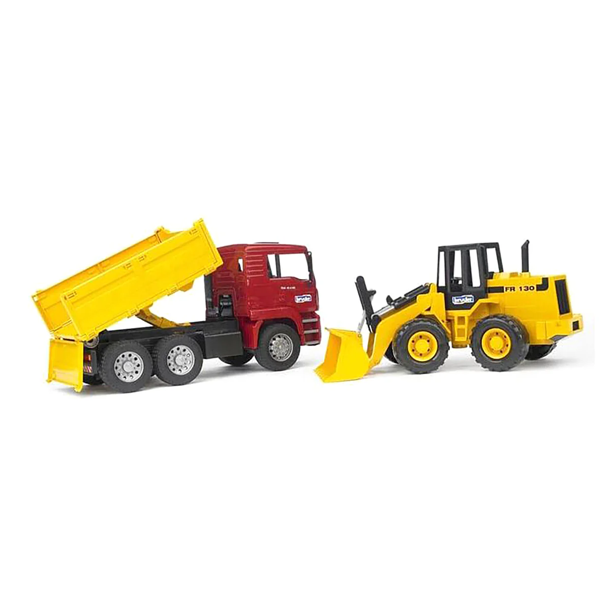 Bruder Construction Truck with Articulated Road Loader 1 Bruder Construction Truck with Articulated Road Loader