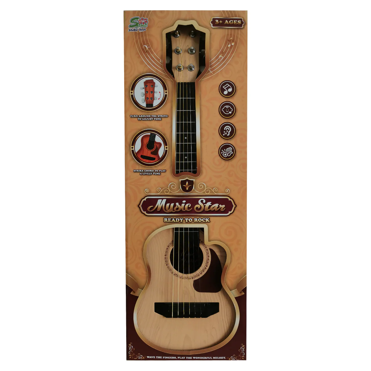 Shibo Toys Ready to Rock 6 String Guitar 1 Shibo Toys Ready to Rock 6 String Guitar