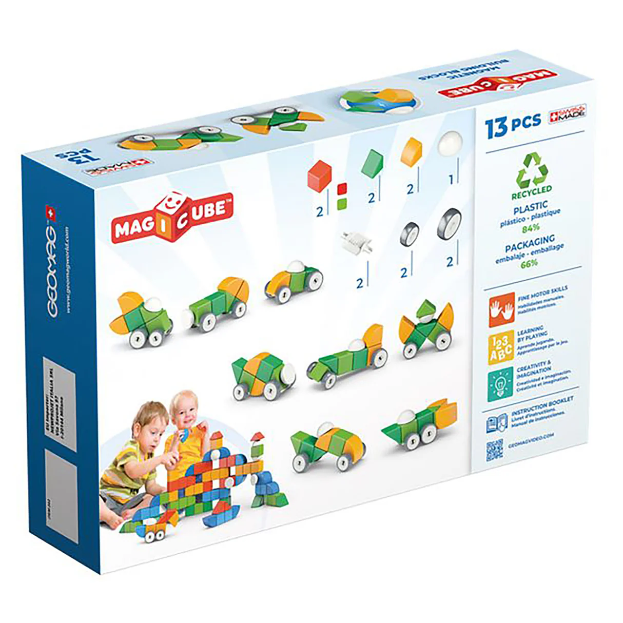 Geomag Magicubes Shapes Recycled (13 pieces) 14 Geomag Magicubes Shapes Recycled (13 pieces)
