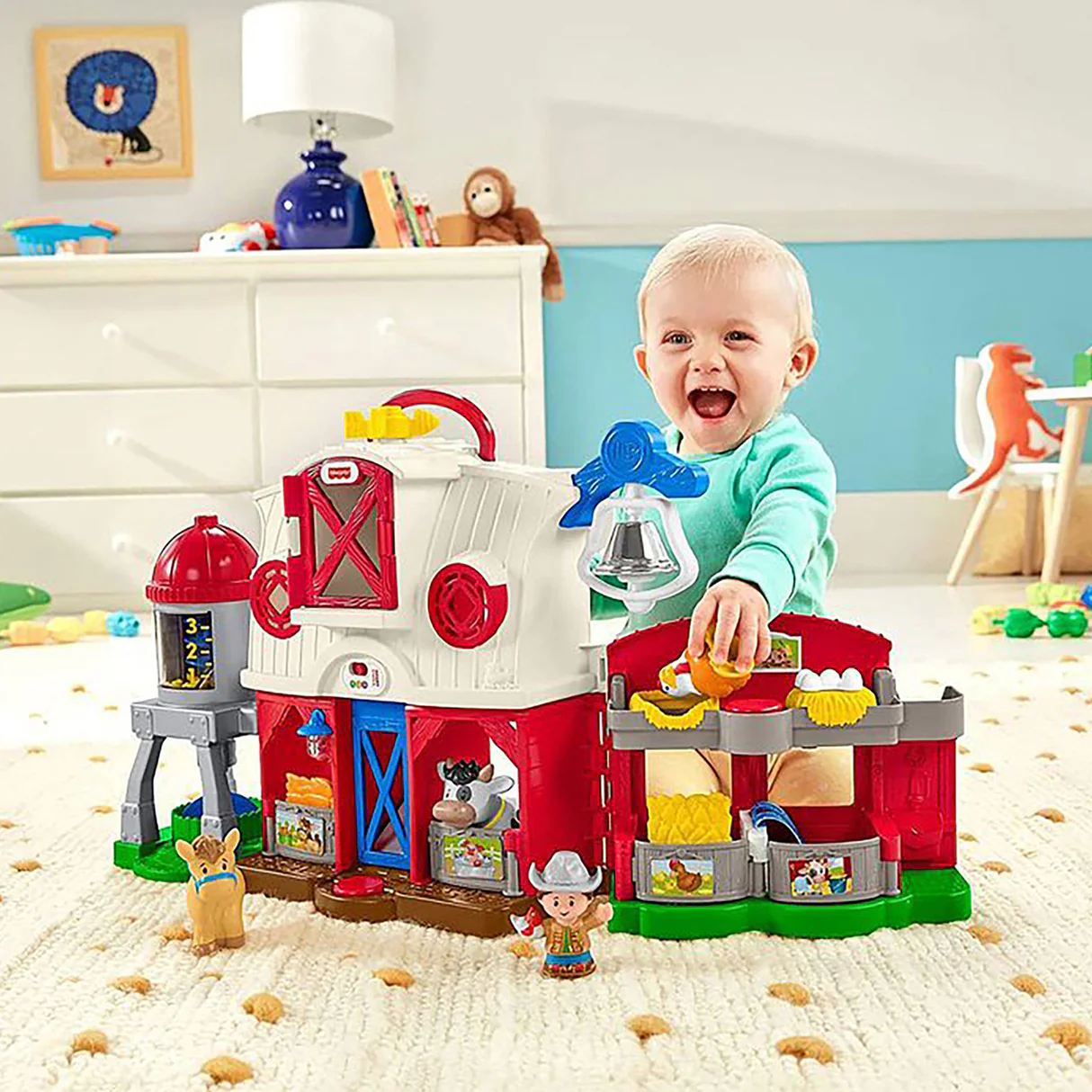 Fisher-Price Little People Caring For Animals Farm Playset 8 Fisher-Price Little People Caring For Animals Farm Playset