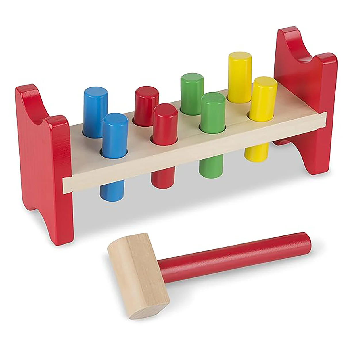 Melissa & Doug Classic Wooden Toy - Pound-A-Peg 8 Melissa & Doug Classic Wooden Toy - Pound-A-Peg