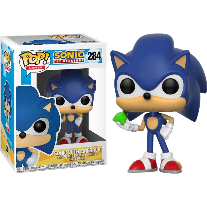 Funko Sonic the Hedgehog - Sonic with Emerald Pop! Vinyl Figure