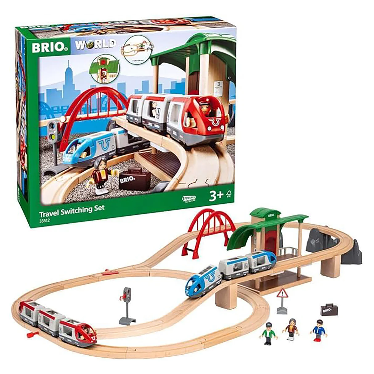 BRIO 33512 Travel Switching Train Set 12 BRIO 33512 Travel Switching Train Set