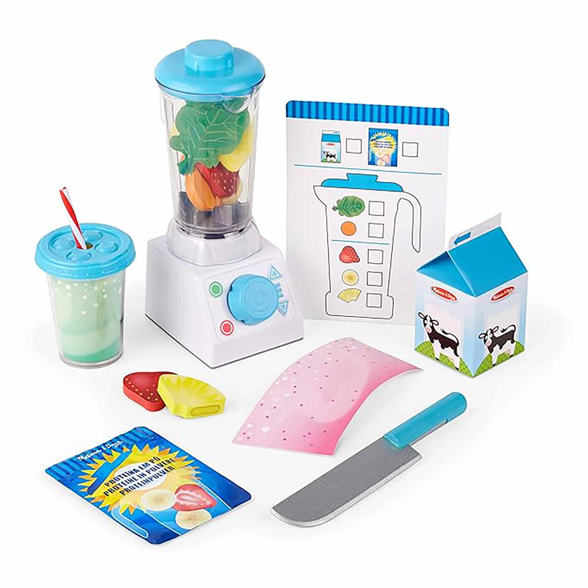 Melissa & Doug Smoothie Maker Blender Set 1 Melissa & Doug Smoothie Maker Blender Set