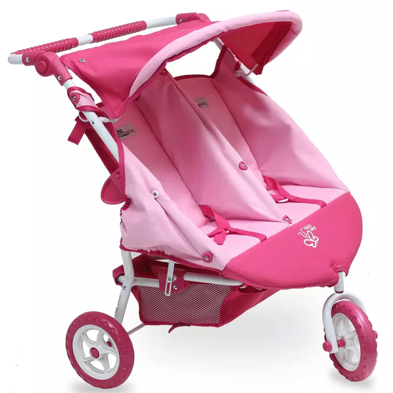 Valcobaby Mini Twin Stroller, Pink 1 Valcobaby Mini Twin Stroller, Pink